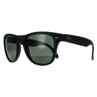 Ray-Ban Sunglasses Folding Wayfarer 4105 Matt Black Green 601S 54mm