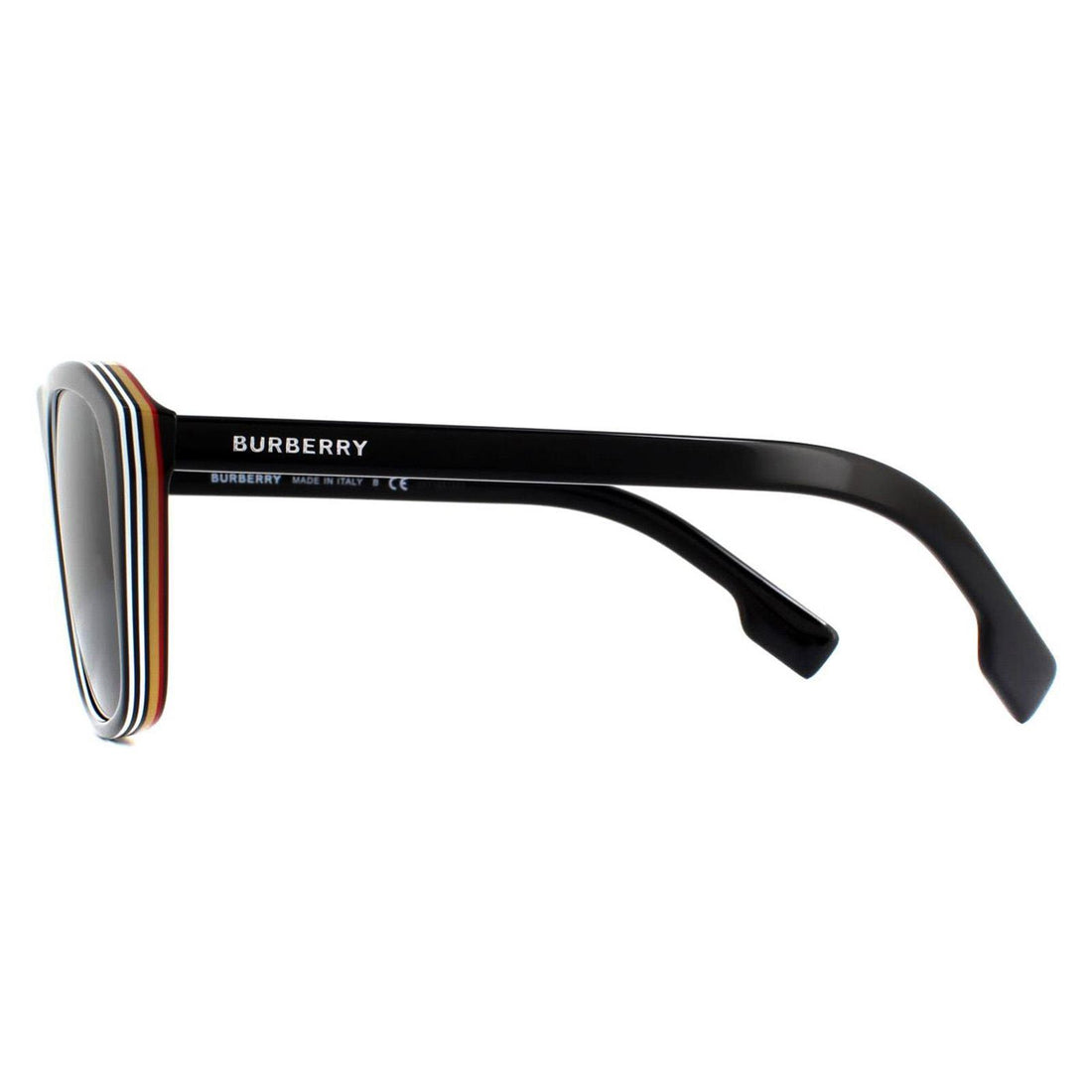 Burberry Sunglasses BE4286 379887 Check Multilayer Black Grey