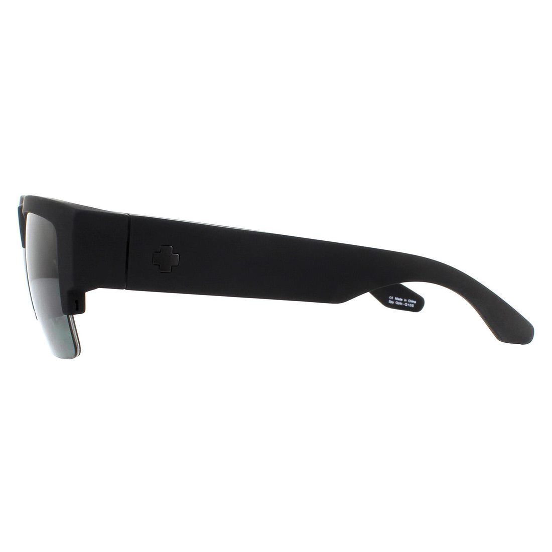 Spy Sunglasses Cyrus 50/50 6700000000058 Soft Matte Black HD Plus Grey Green Polarized