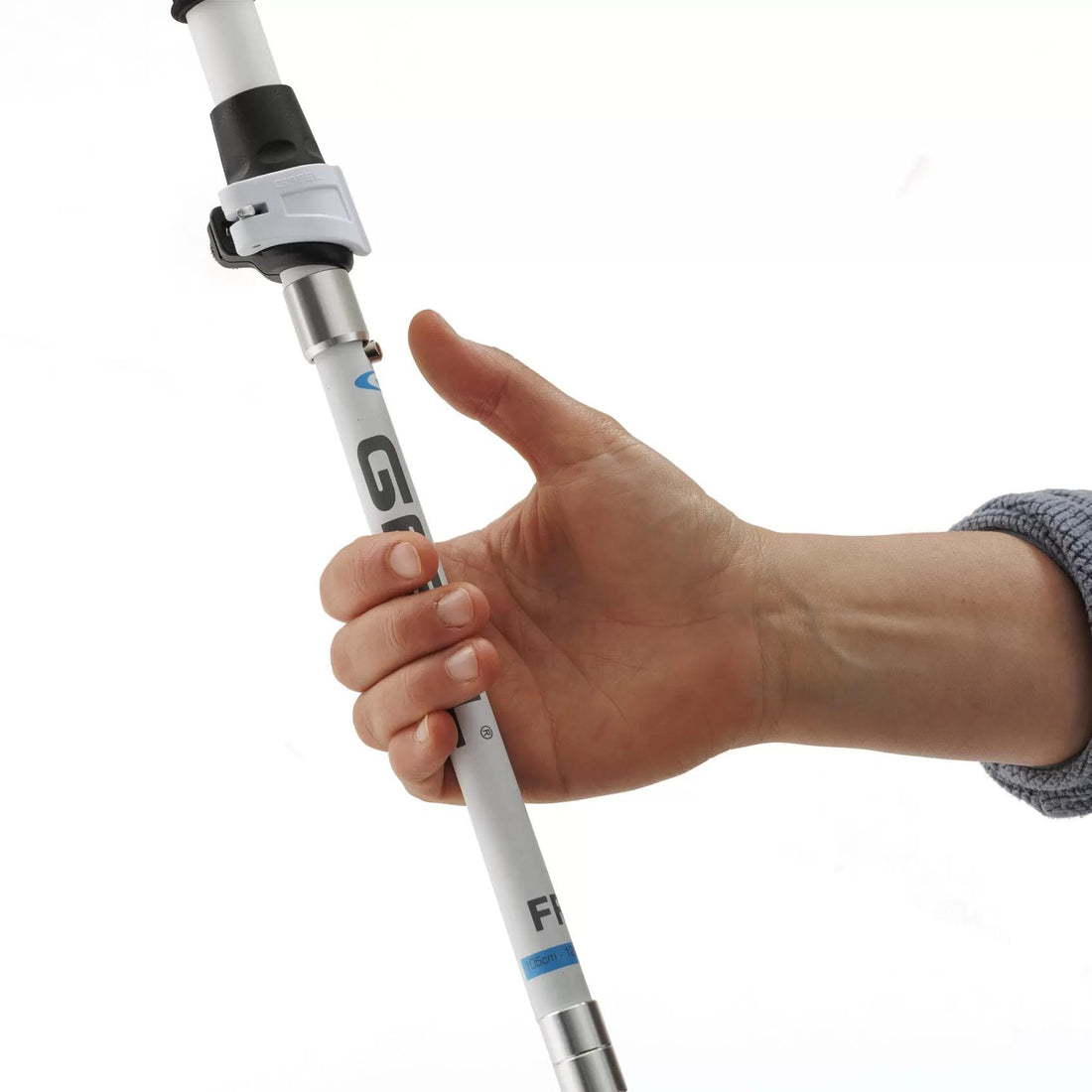 Gabel Trekking Poles FR-3 EF Lite White and Blue Telescopic