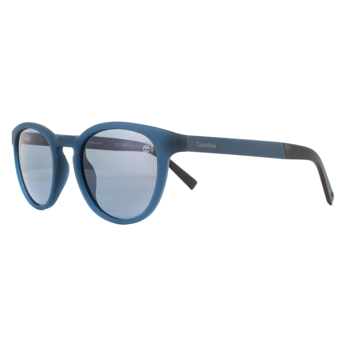 Timberland Sunglasses TB9128 91D Matte Blue Blue Grey Polarized