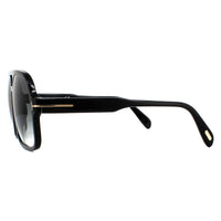 Tom Ford Sunglasses Falconer FT0884 01B Shiny Black Gray Gradient