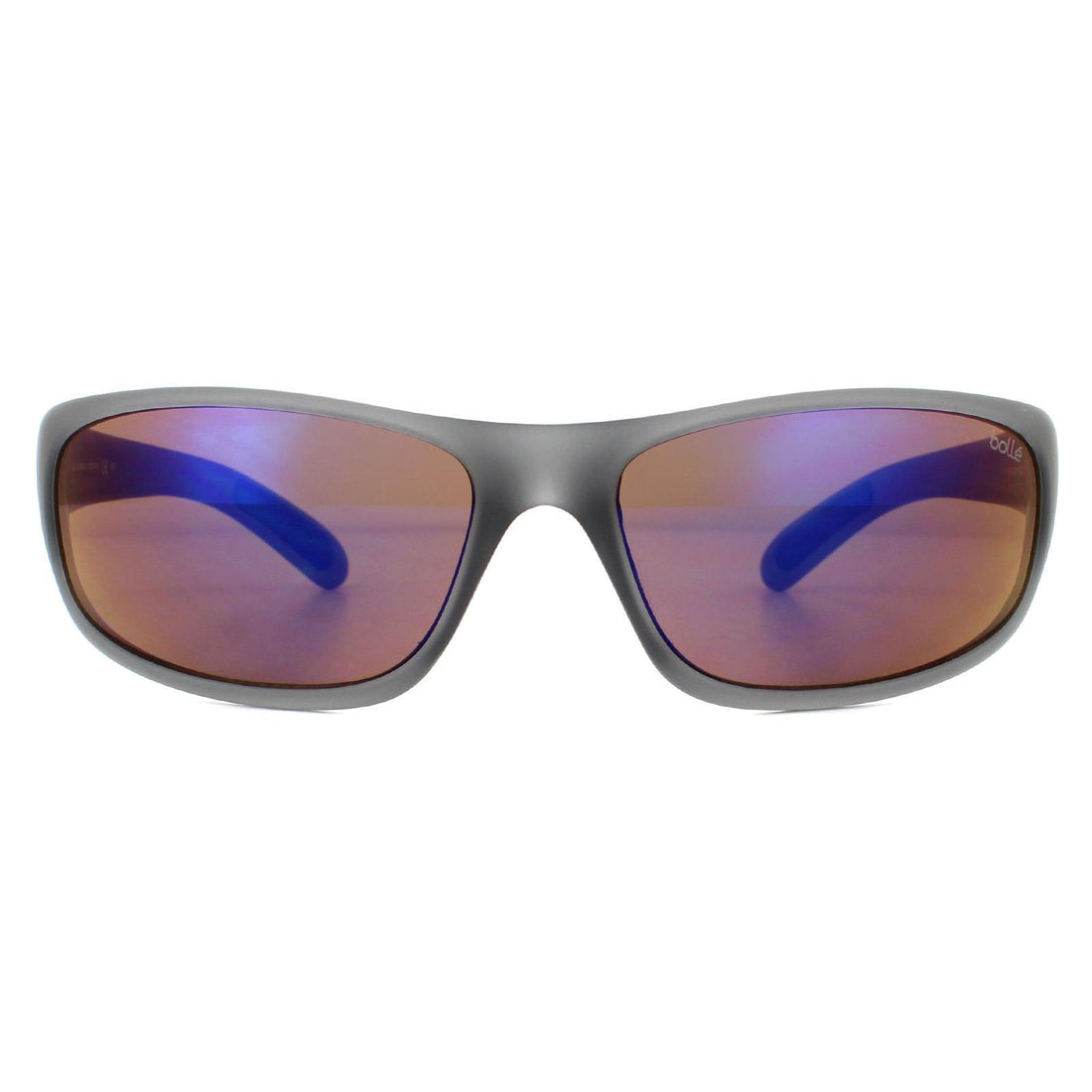 Bolle Anaconda Sunglasses Matte Grey Crystal / Brown Blue