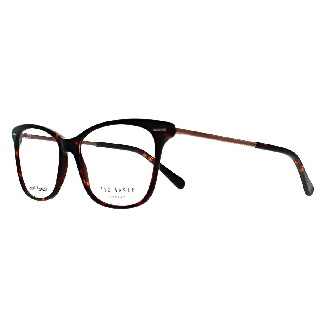 Ted Baker Glasses Frames TB9199 Lenna 008 Dark Tortoise Rose Gold Women