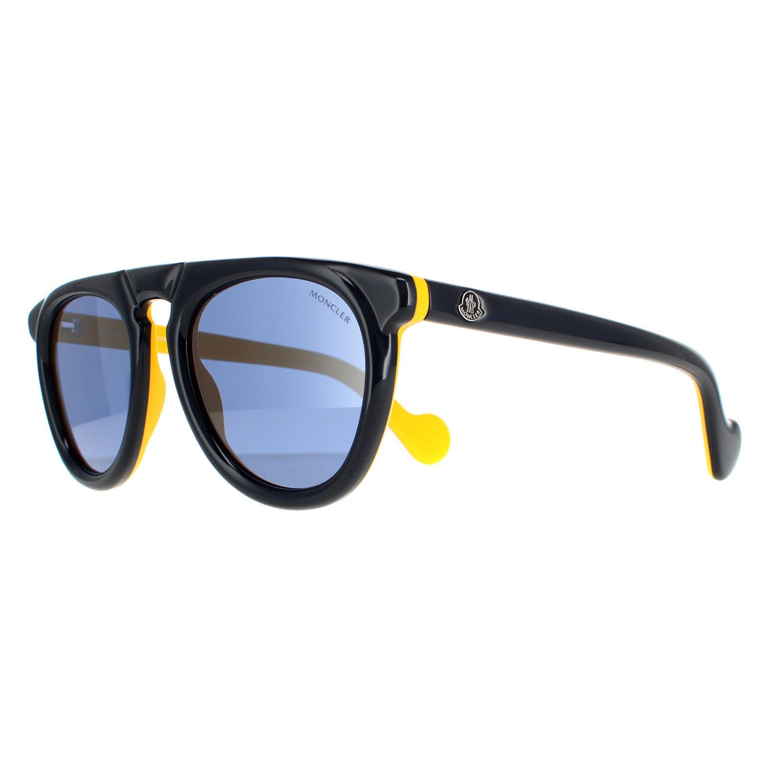 Moncler Sunglasses ML0100 92X Black Yellow Blue