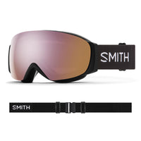 Smith Ski Goggles IO Mag S 0JX M5 Black ChromaPop Everyday Rose Gold Mirror & CP Storm Blue Sensor Mirror
