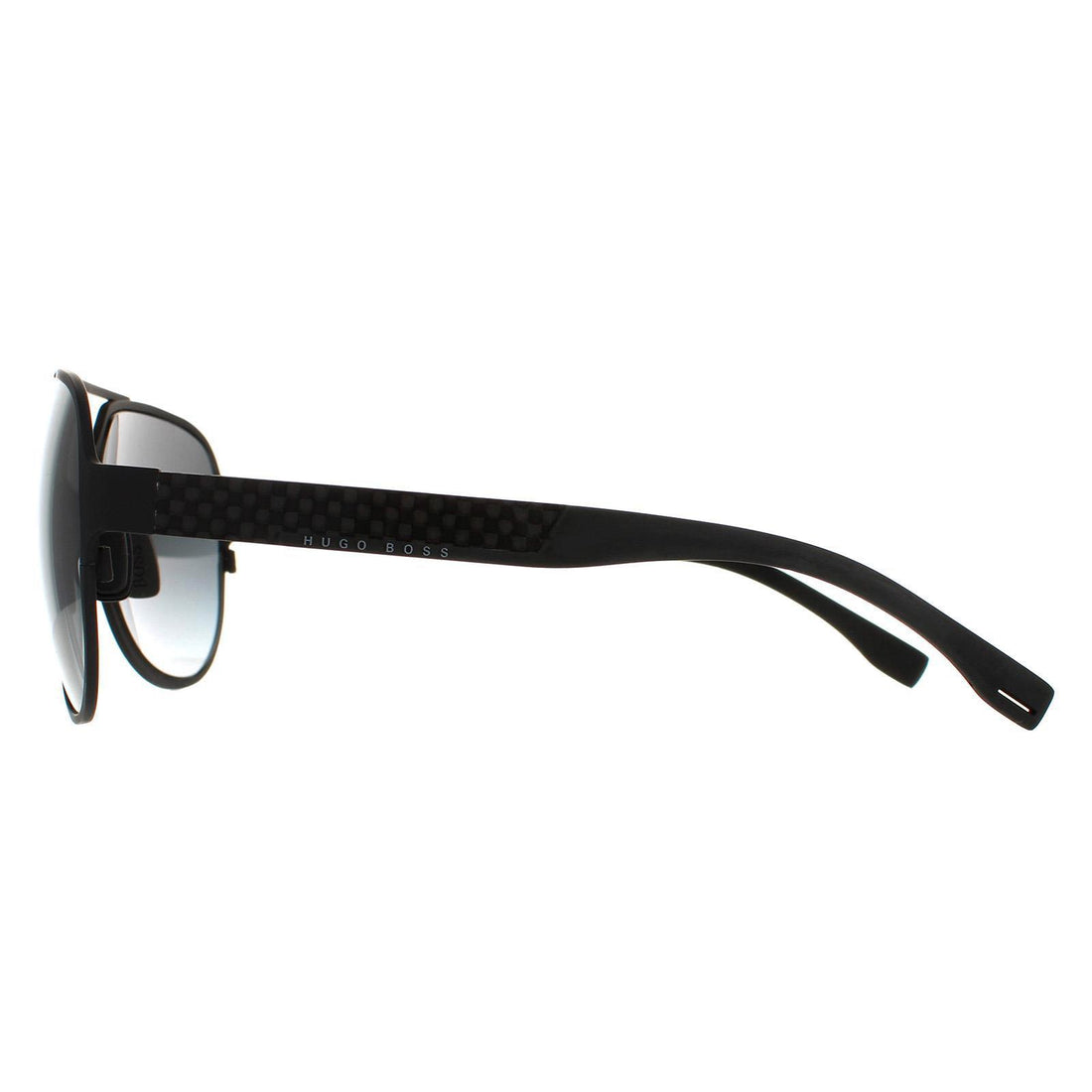 Hugo Boss Sunglasses 0669 HXJ HD Matt Black Ruthenium Grey Gradient