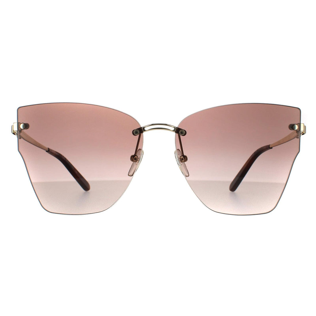 Salvatore Ferragamo SF223S Sunglasses Gold / Brown Gradient