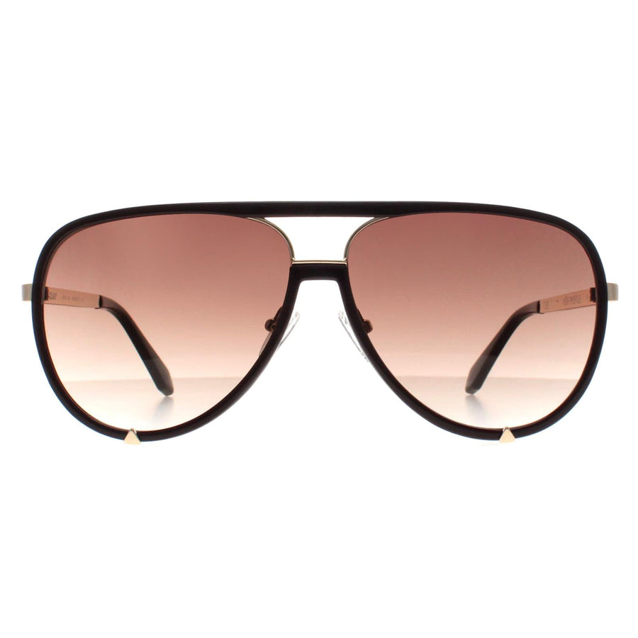 Quay Sunglasses High Profile ESPR Brown White Brown Gradient