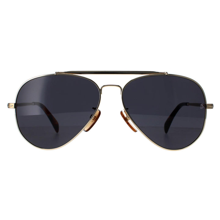 David Beckham Sunglasses DB1004/S J5G IR Gold Grey
