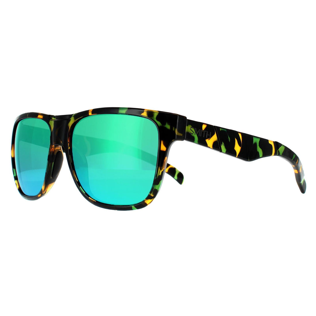 Smith Sunglasses Lowdown/N WK7 AD Green Havana Green Mirror