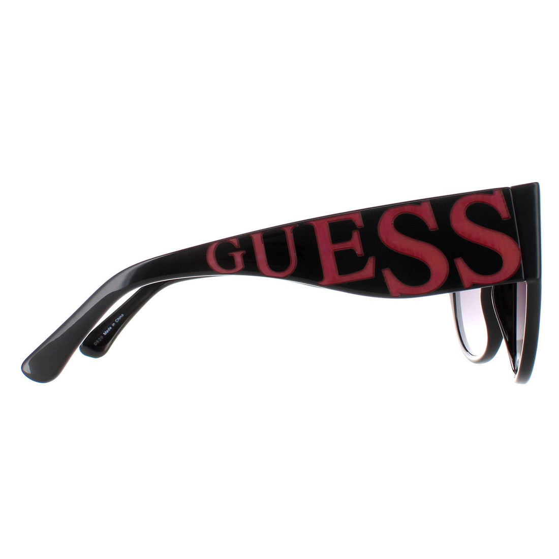 Guess Sunglasses GF6118 01B Shiny Black Smoke Gradient