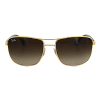 Ray-Ban RB3533 Sunglasses Gold Tortoise Brown Gradient