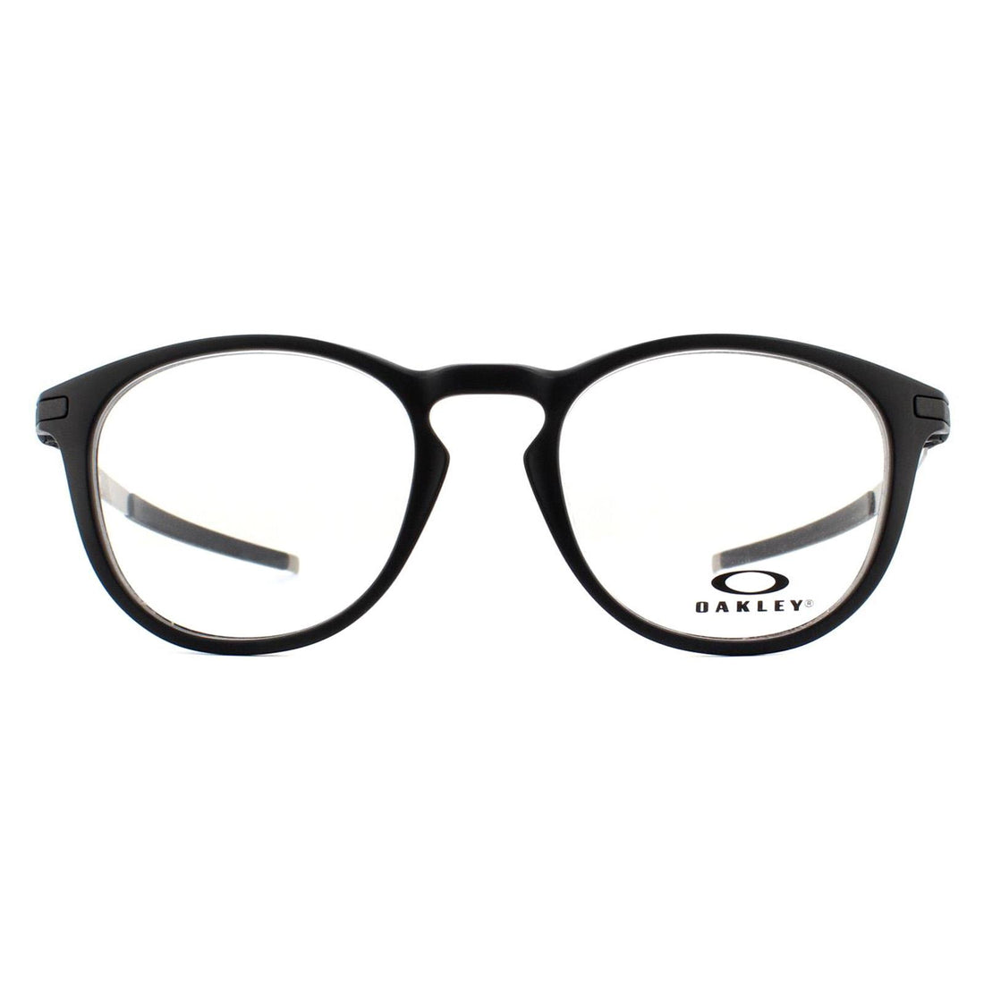 Oakley Glasses Frames Pitchman R OX8105-01 Satin Black on Matte Silver 52mm