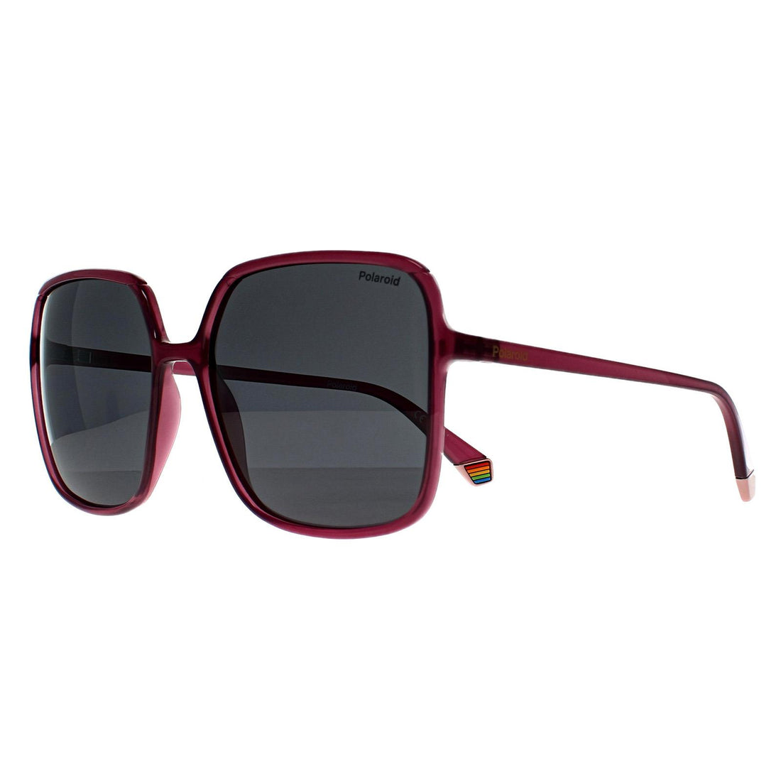 Polaroid Sunglasses PLD 6128/S MU1 M9 Fuchsia Pink Grey Polarized