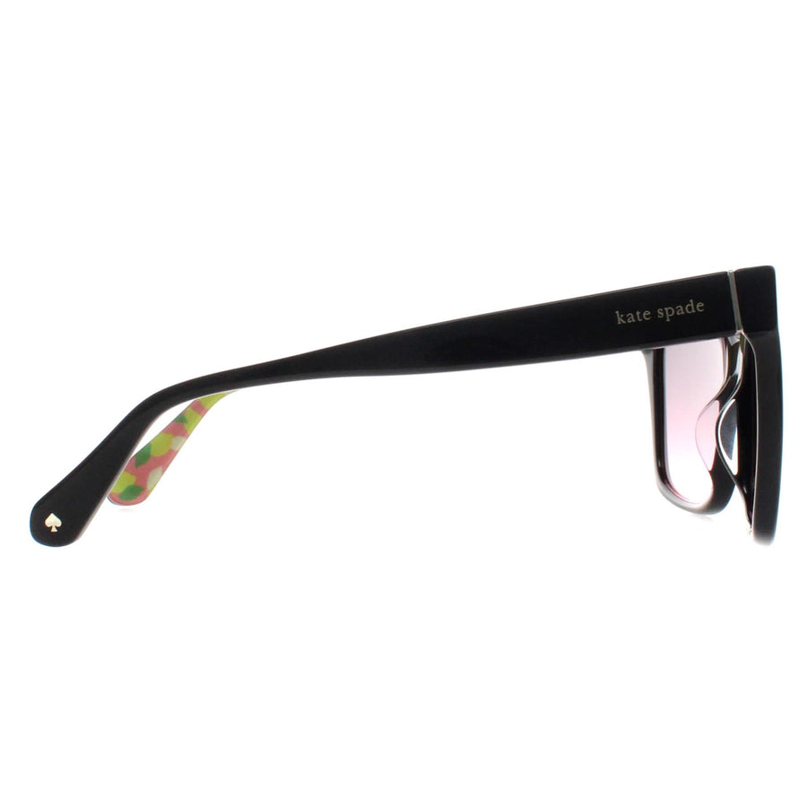 Kate Spade Sunglasses Harlow/G/S 807 FF Black Gray Fuchsia