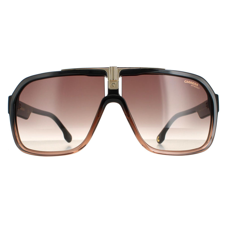 Carrera 1014/S Sunglasses Black Brown / Brown Gradient