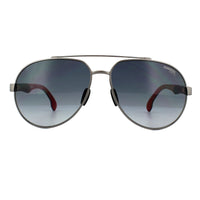 Carrera 8025/S Sunglasses Silver Black / Dark Grey Gradient