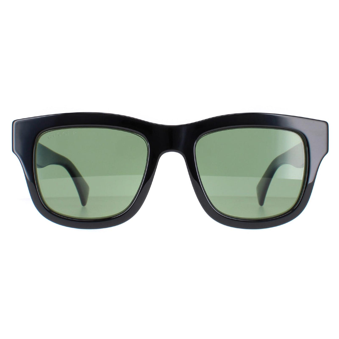 Gucci Sunglasses GG1135S 001 Shiny Black Green Polarized