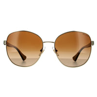 Ralph by Ralph Lauren Sunglasses RA4131 911613 Shiny Pale Gold Brown Gradient