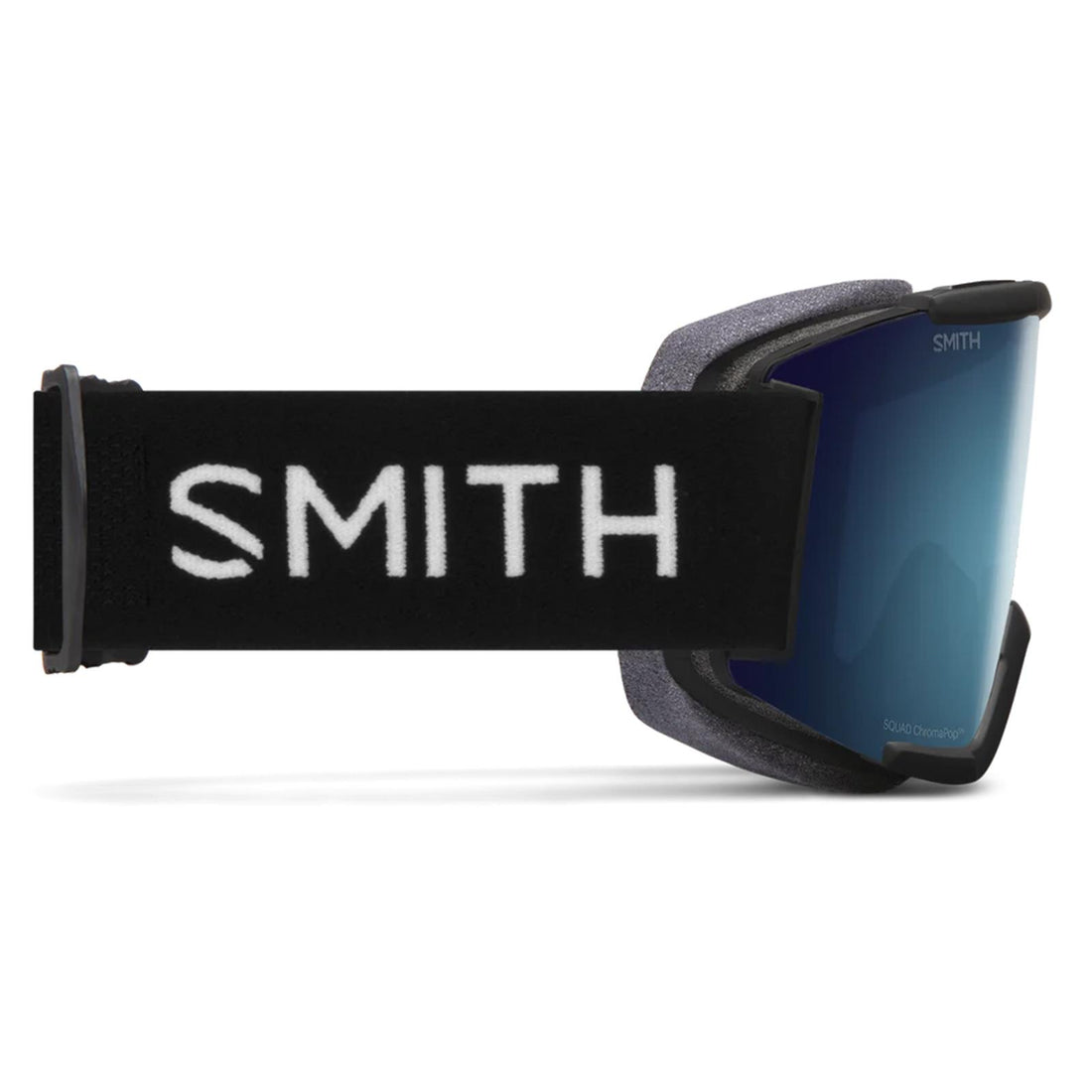 Smith Ski Goggles Squad 2QJ 4K Black ChromaPop Sun Blue Mirror & Yellow