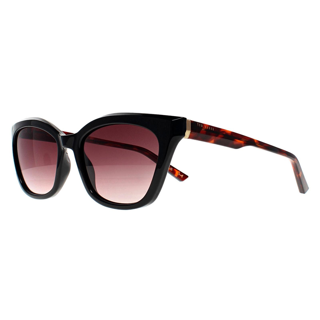 Ted Baker Sunglasses TB1639 Tanner 001 Black Tortoise Brown Gradient