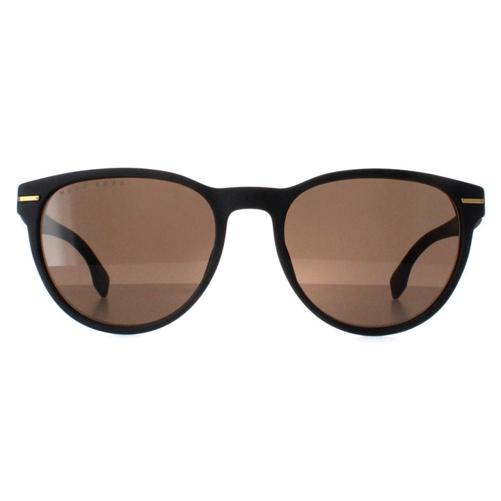 Hugo Boss Sunglasses BOSS 1324/S 0NZ Matte Black Gold Brown