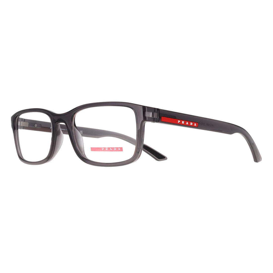 Prada Sport Glasses Frames PS06RV 01D1O1 Transparent Grey Men