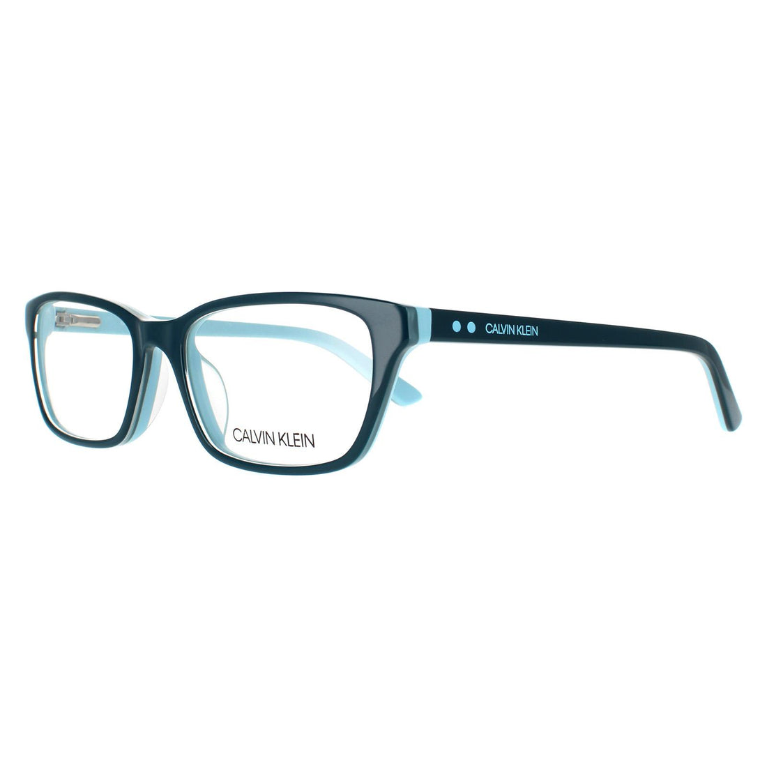 Calvin Klein Glasses Frames CK18541 436 Teal Light Blue Women