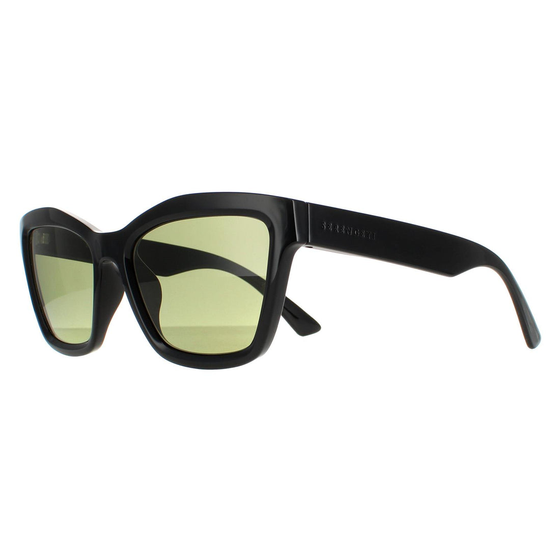 Serengeti Sunglasses Rolla SS537005 Shiny Black Saturn Polarized 555nm