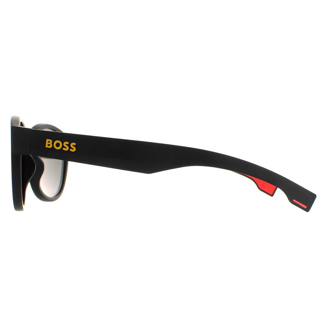 Hugo Boss Sunglasses BOSS 1452/S PGC UZ Matte Black Yellow Red Mirror