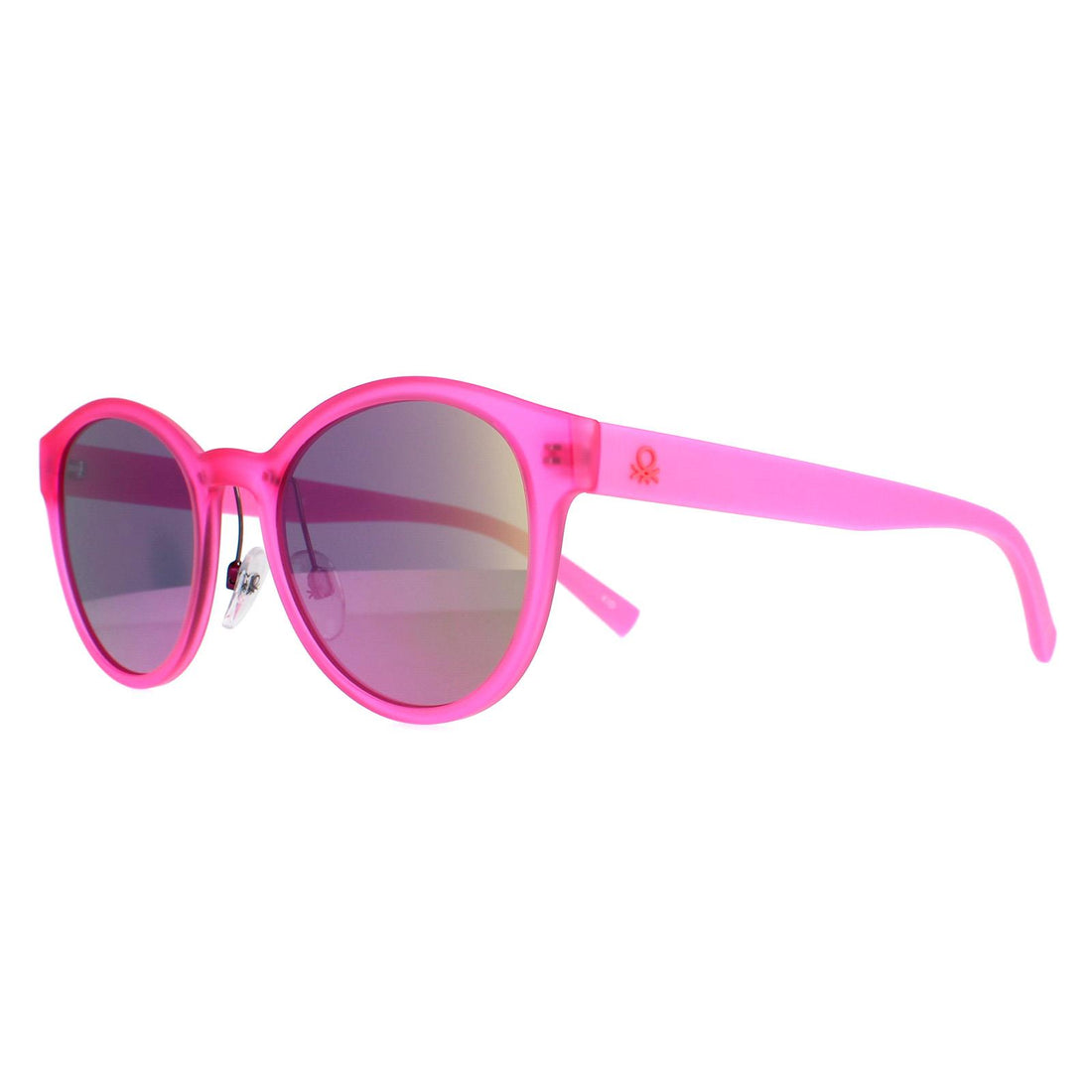 Benetton Sunglasses BE5009 203 Rose Rose Mirrored