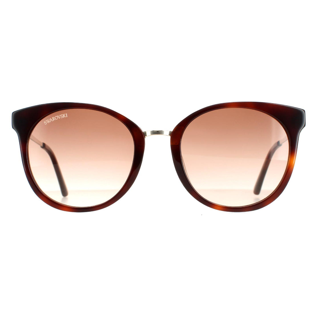 Swarovski Sunglasses SK0217 52F Dark Havana Brown Gradient