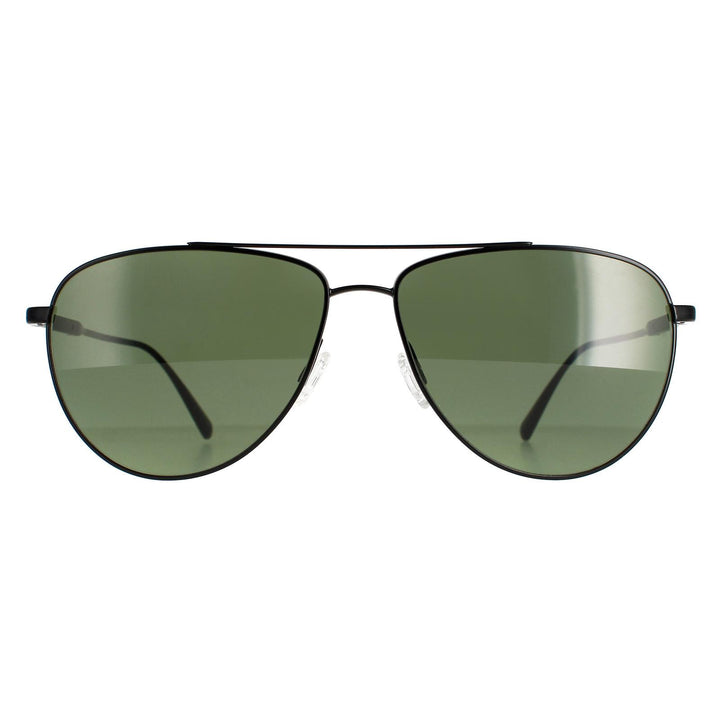Oliver Peoples Sunglasses Disoriano OV1301S 506252 Matte Black G15 Green