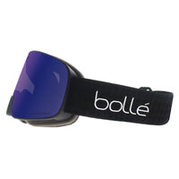 Bolle Ski Goggles Nevada 22026 Matte Black Cross Phantom+ Blue Semi-Polarized Photochromic