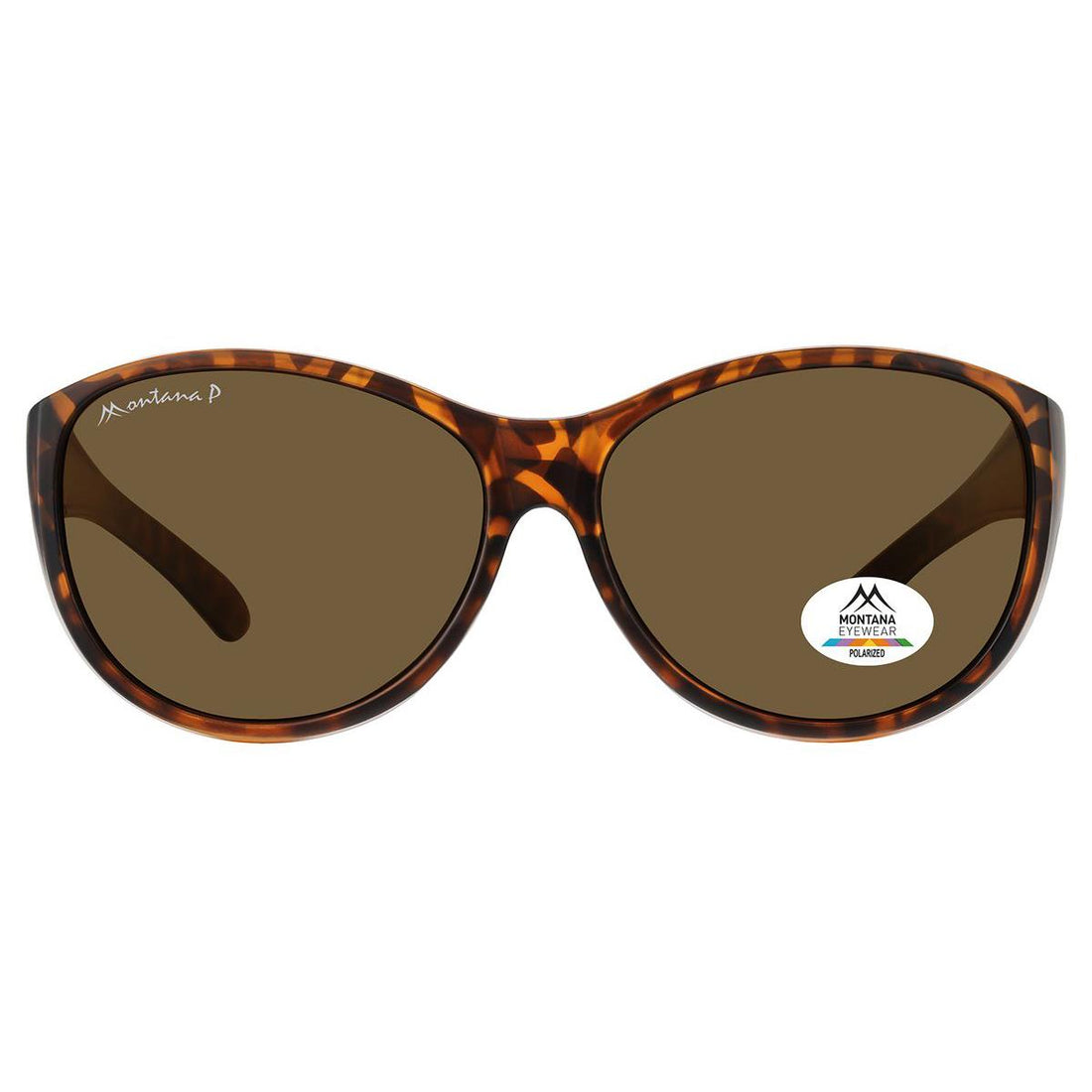 Montana Fit Over Glasses Sunglasses FO8 D Matte Tortoise Brown Polarized