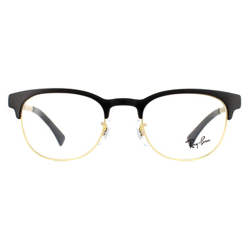 Ray-Ban Glasses Frames 6317 2833 Top Black on Matte Gold Mens Womens 51mm