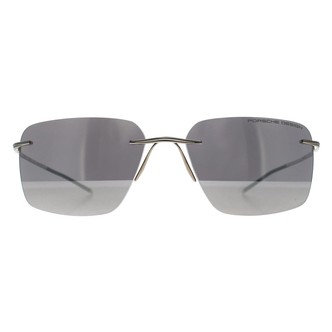 Porsche Design Sunglasses P8923 D Shiny Palladium Grey with Silver Mirror