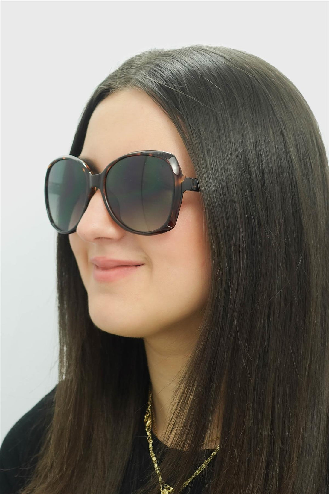Karen Millen Sunglasses KM5055 102 Havana Grey