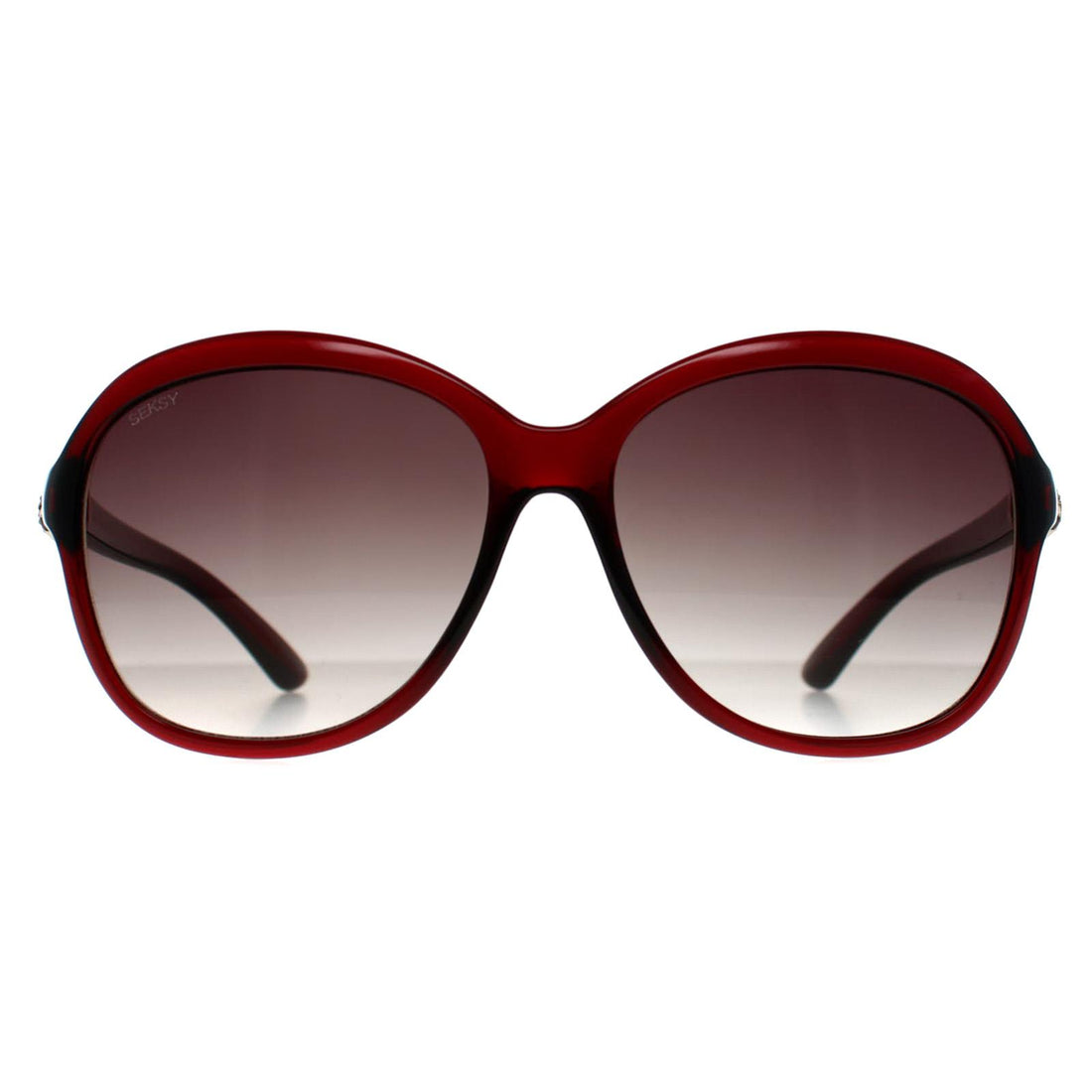 Seksy Sunglasses N2812 C Transparent Burgundy Smoke Gradient