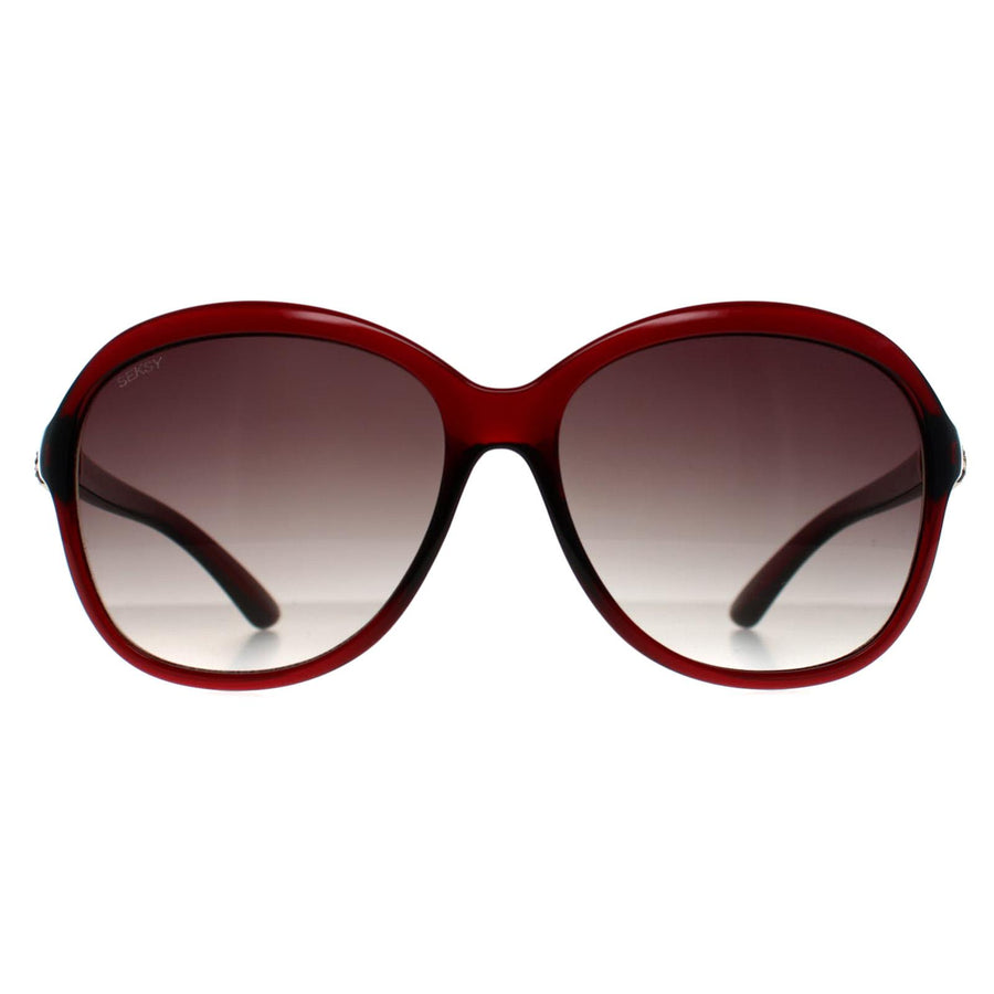 Seksy Sunglasses N2812 C Transparent Burgundy Smoke Gradient