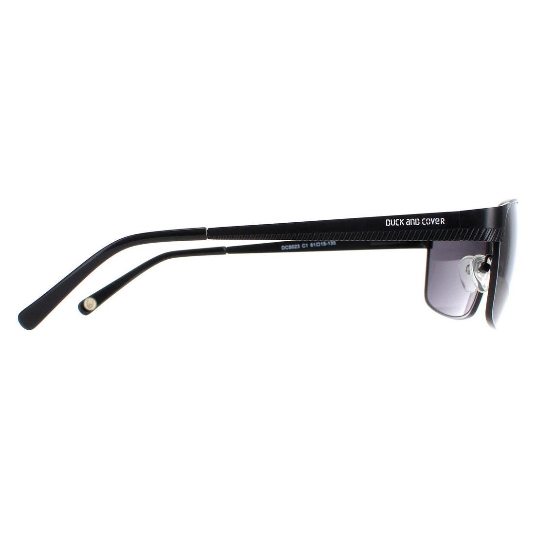 Duck and Cover Sunglasses DCS023 C1 Black Grey