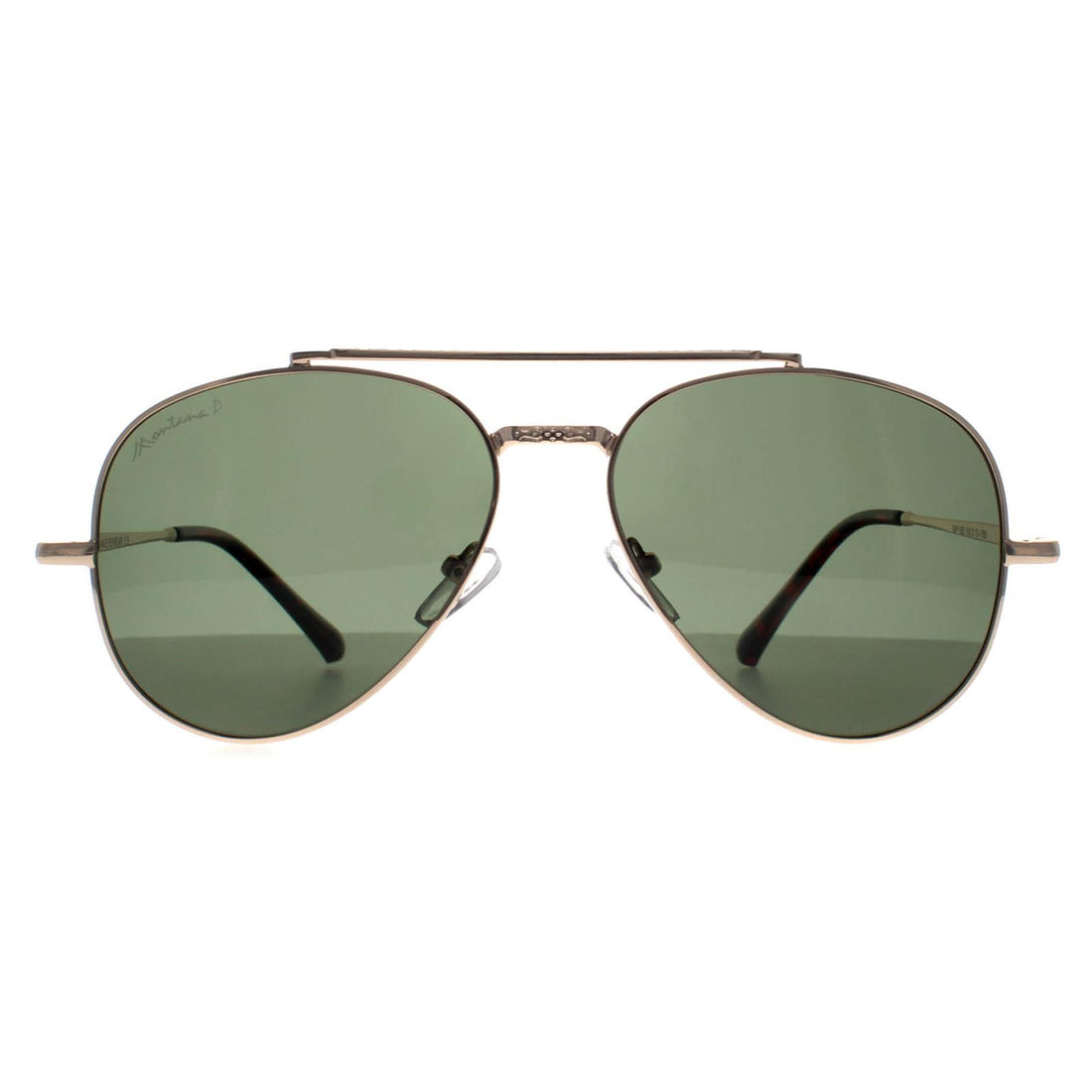 Montana Sunglasses MP185 Shiny Gold Green G-15 Polarized