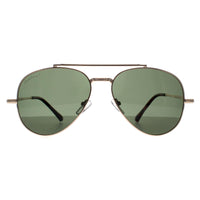 Montana Sunglasses MP185 Shiny Gold Green G-15 Polarized