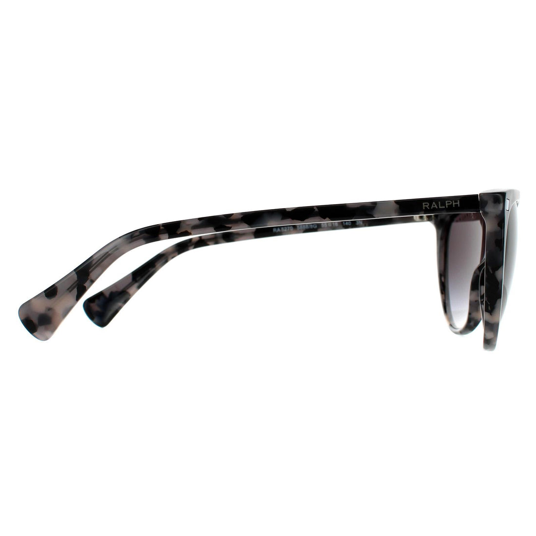 Ralph by Ralph Lauren Sunglasses RA5270 58888G Shiny Spotted Black Havana Grey Gradient