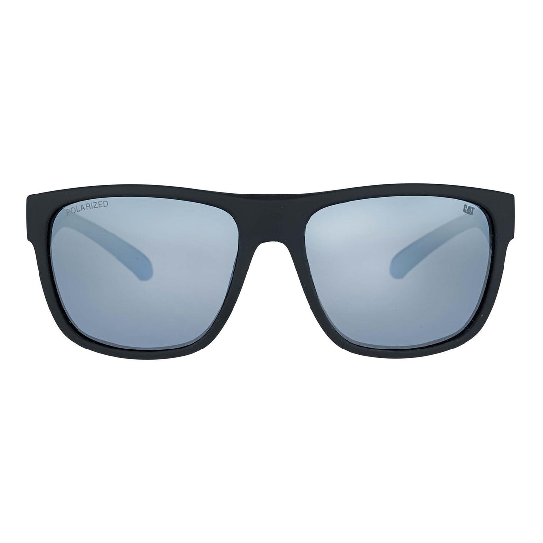 Caterpillar Sunglasses CTS-8032 104P Matte Black Grey Silver Mirror Polarized