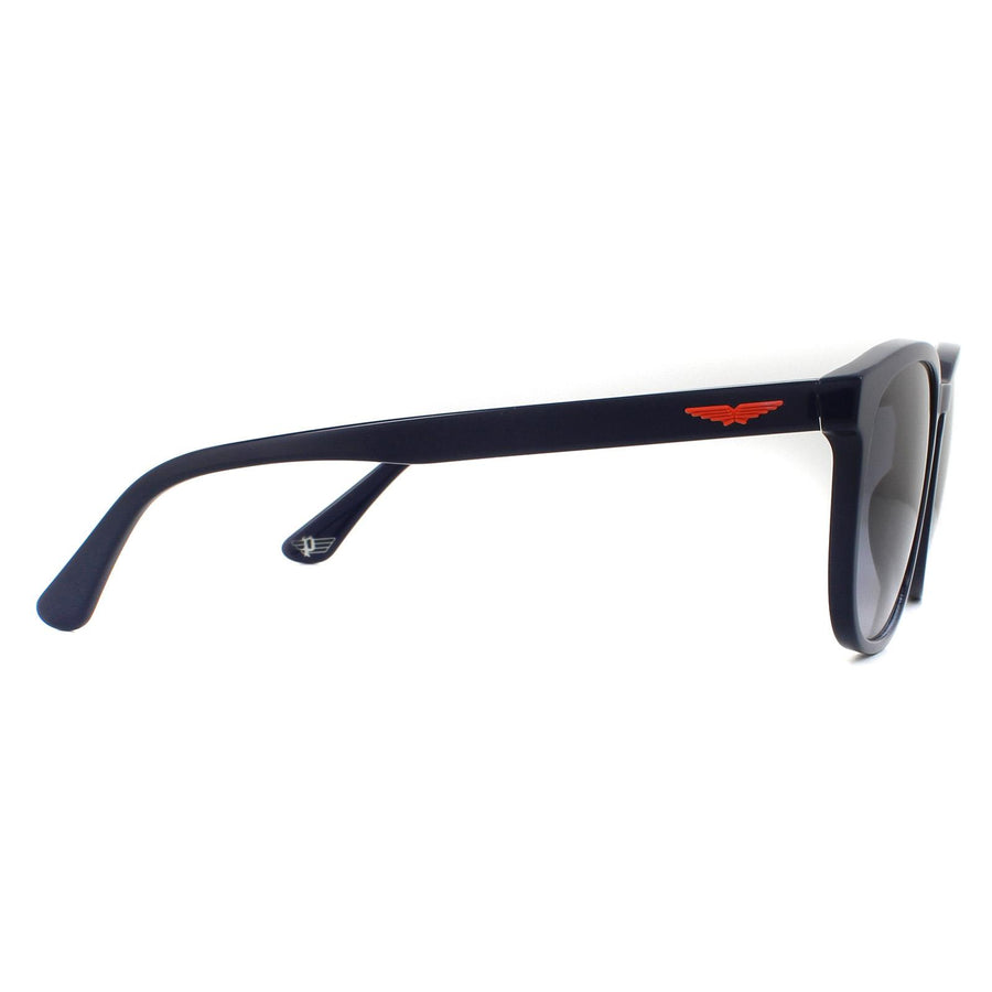 Police Sunglasses SPL997 Origins Lite 3 0D82 Shiny Full Blue Smoke Grey Gradient