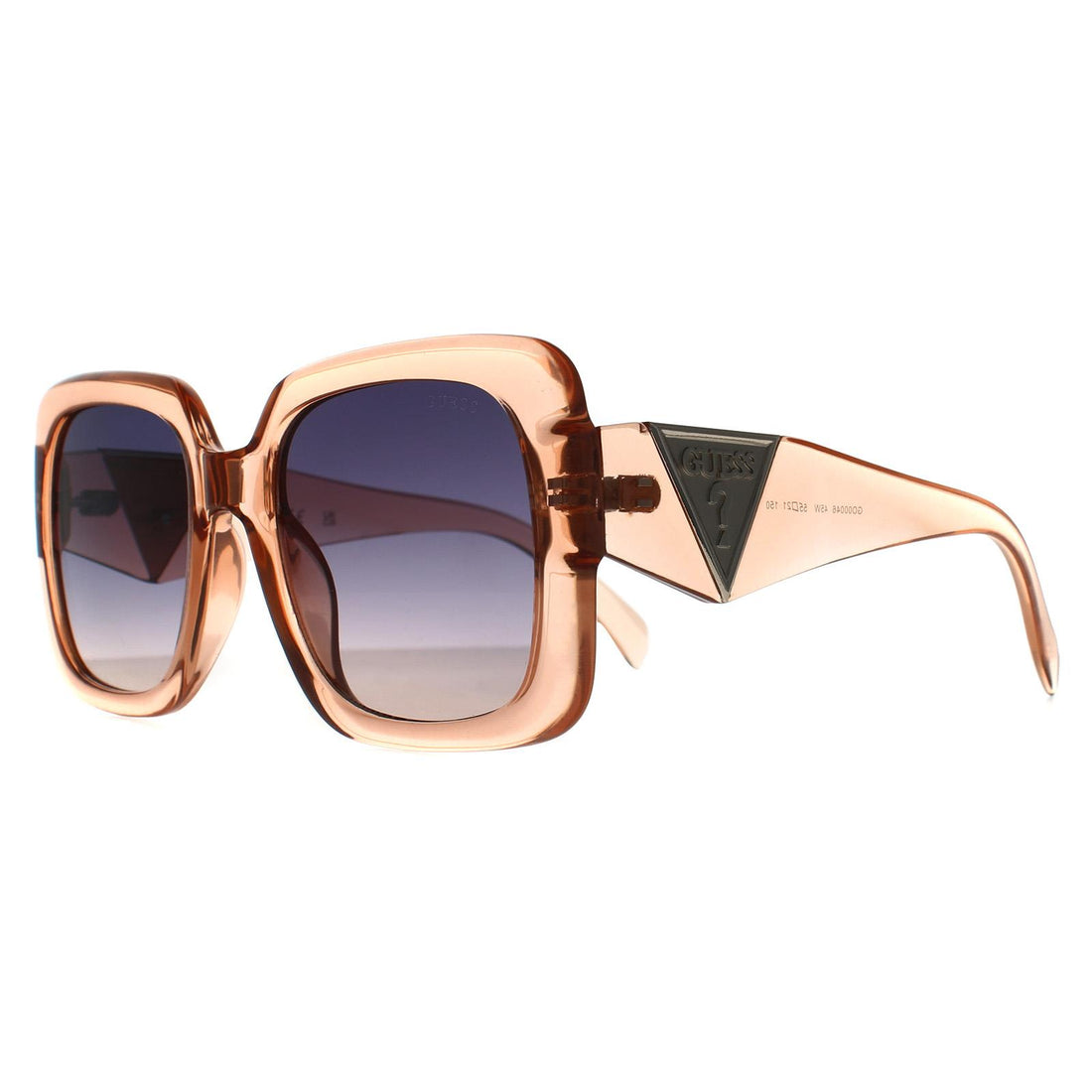 Guess Sunglasses GO00046 45W Shiny Light Brown Smoke Grey Gradient
