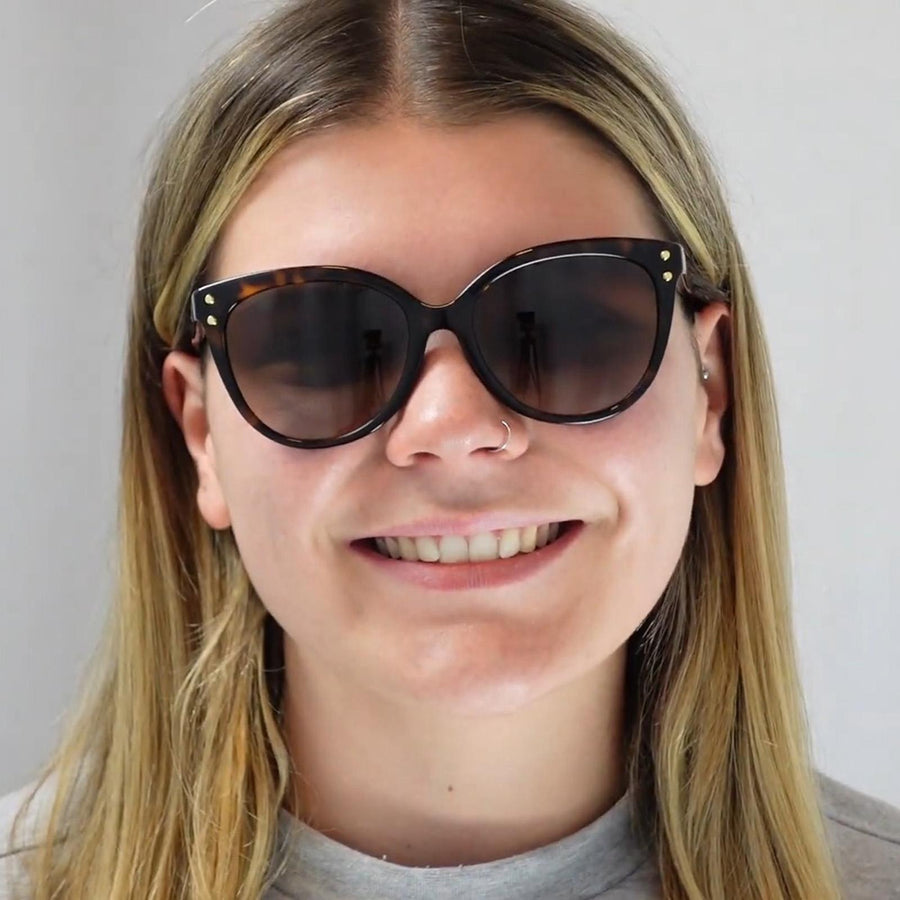 Michael Kors Sunglasses Jan 2045 3006/13 Dark Havana Brown Gradient