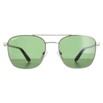 Salvatore Ferragamo Sunglasses SF158S 717 Golld Green